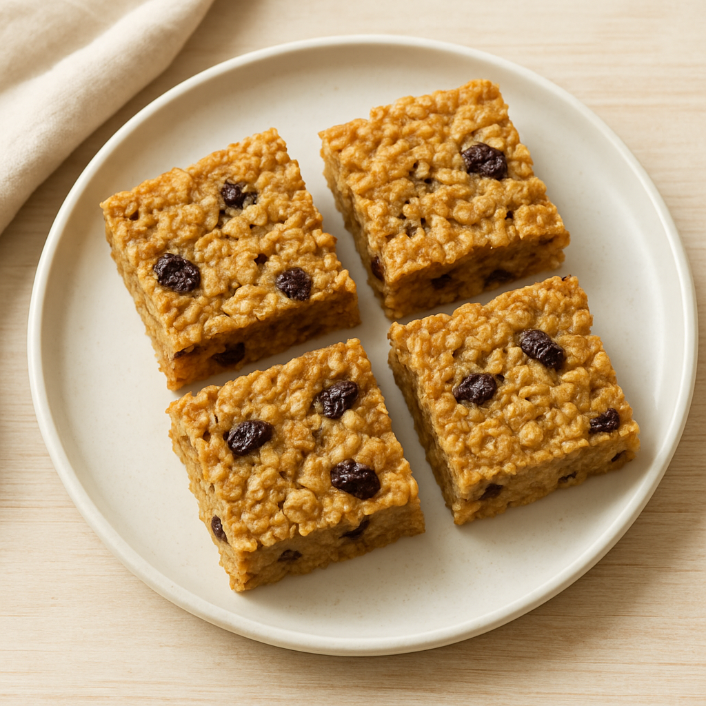 Baked Oatmeal Squares - A delicious recipe ready in 30 minutes