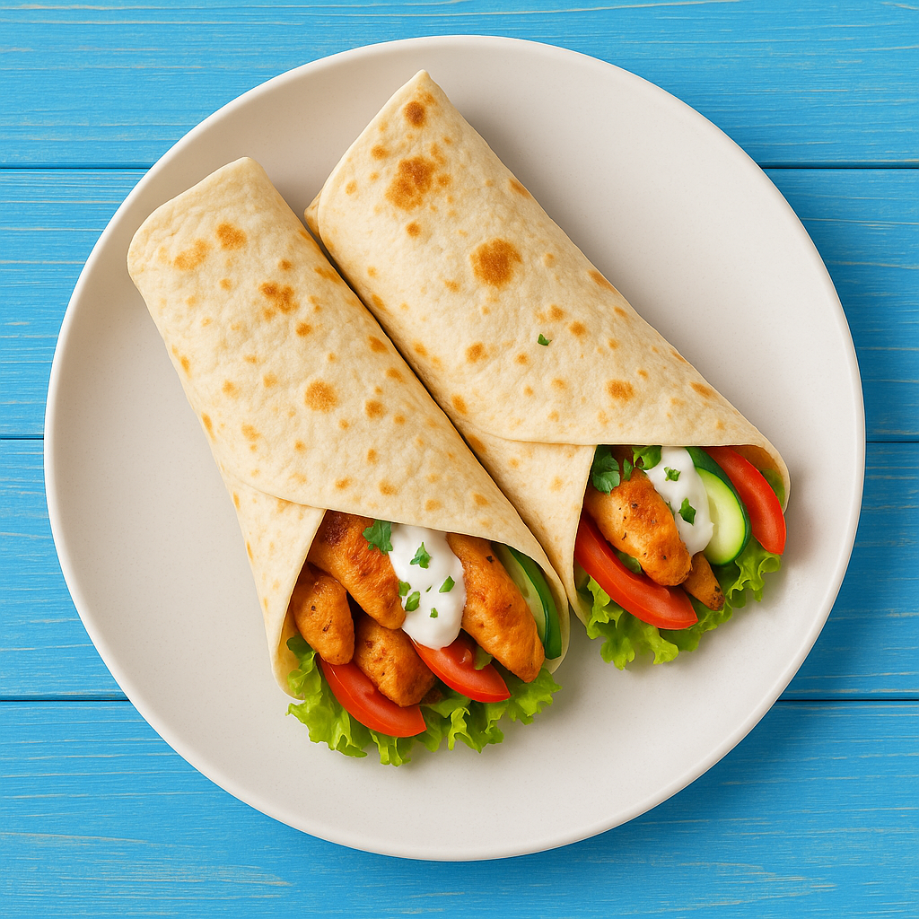 Chicken Tikka Wraps - A delicious recipe ready in 20 minutes