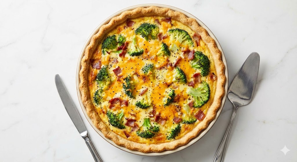 Broccoli & Bacon Tart - A delicious recipe ready in 30 minutes