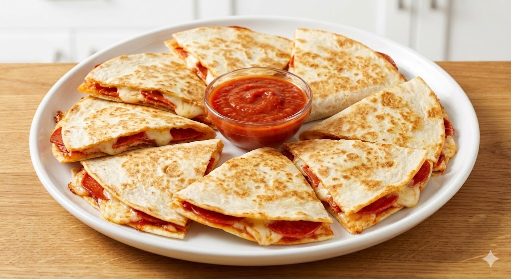 Pizza Quesadillas - A delicious recipe ready in 15 minutes